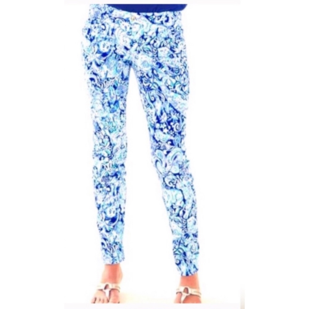 Lilly Pulitzer kelly skinny ankle pants size 4